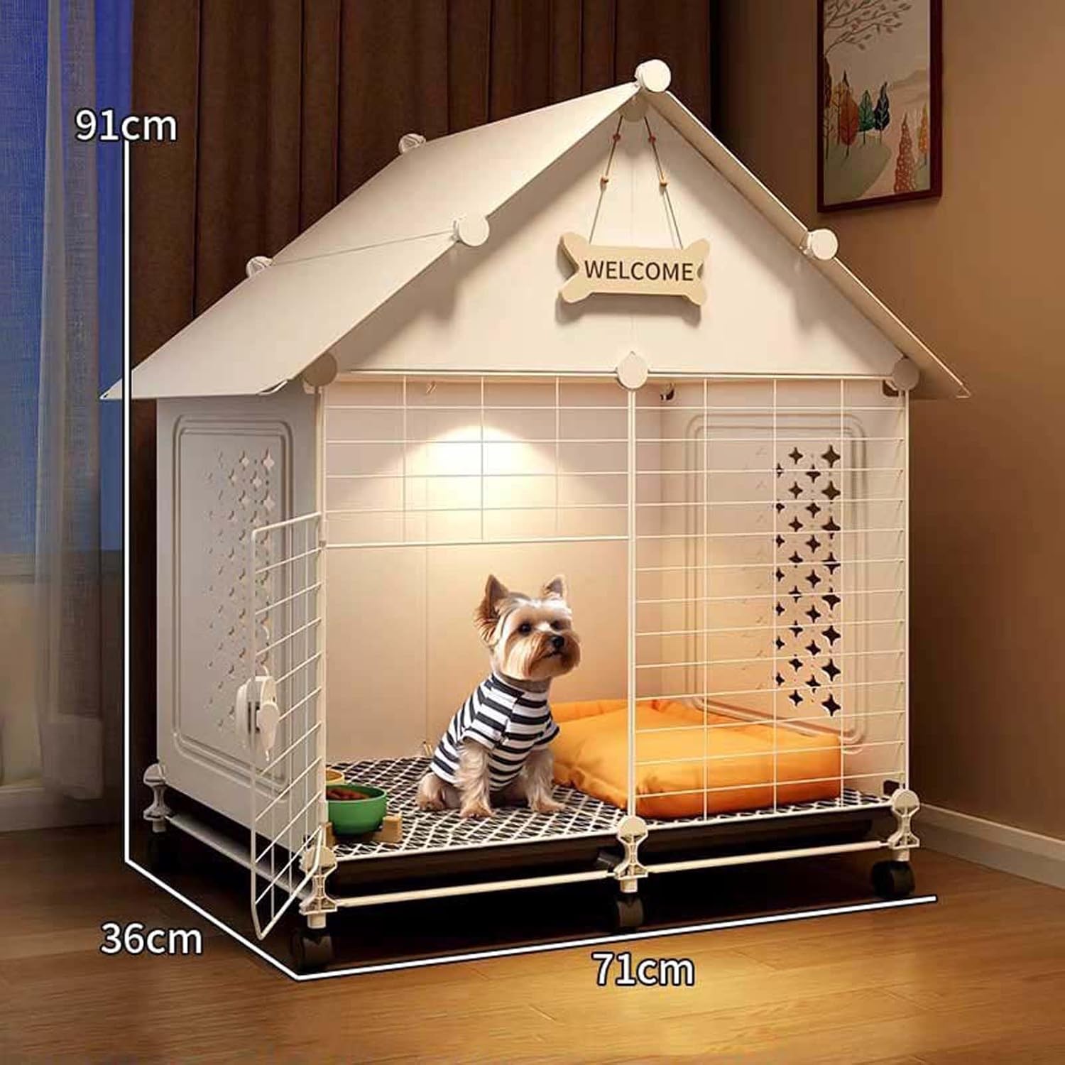 ZXDRYBHD 犬用クレート、鶏小屋、猫用コンドミニアム、厚みのある